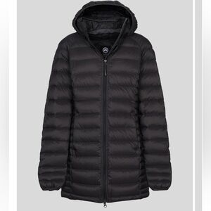 Canada Goose Black Quilted Puffer Jacket with Hood